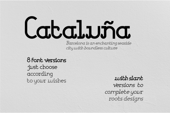 Barcelona Family Font - Preview 1