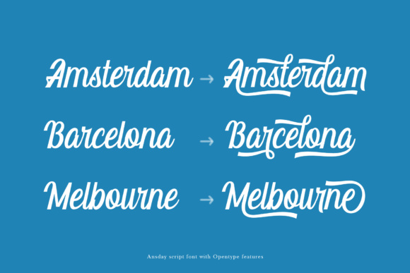 Ansday Font - Preview 6