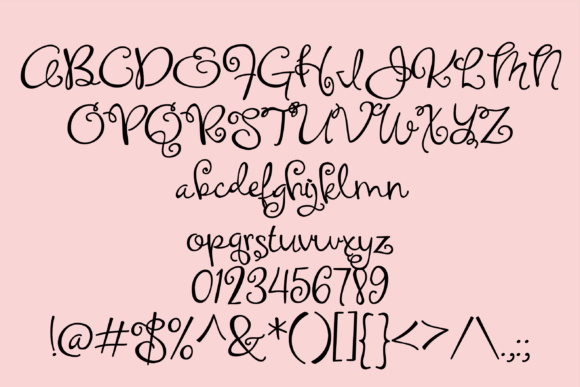 Aphrodisiac Font - Preview 4