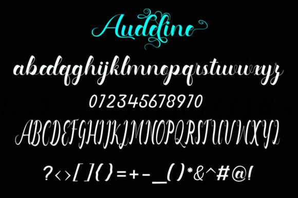 Audeline Font - Preview 6