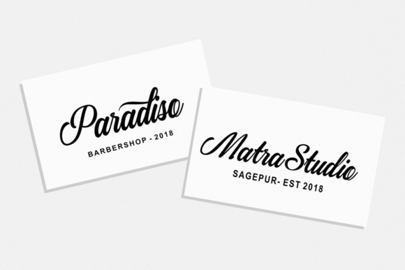 Aurisha Script Font PNG with transparent background - Preview 3