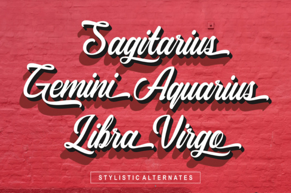 Aurisha Script Font PNG with transparent background - Preview 4