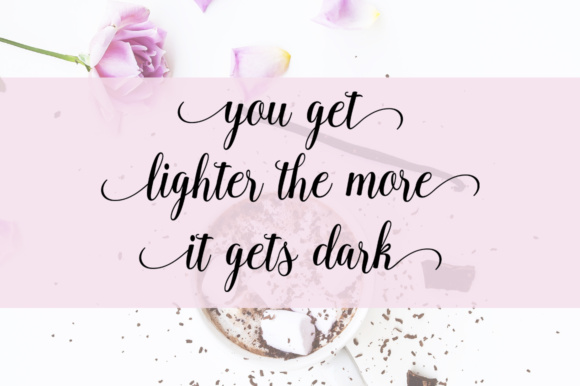 Ballerina Script Font - Preview 4
