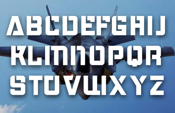 Bombardment Font - Preview 1