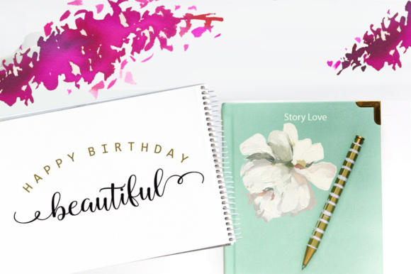 Boshella Script Font - Preview 3