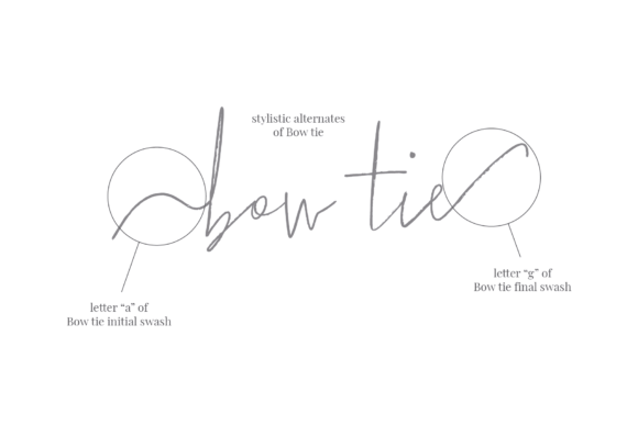 Bow Tie Font - Preview 3