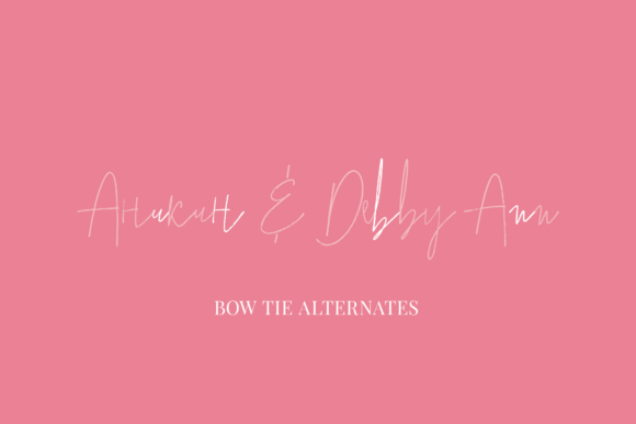 Bow Tie Font - Preview 4