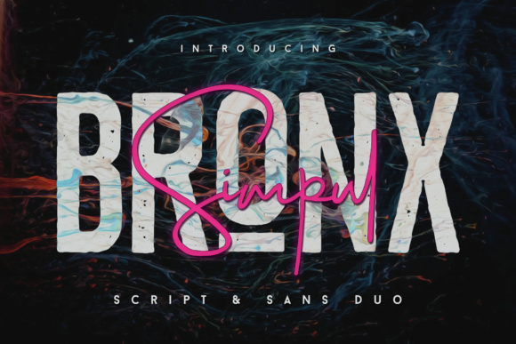 Bronx Simpul Sans Script By I Do Not