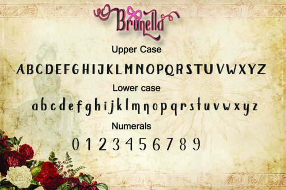Brunella Font - Preview 1