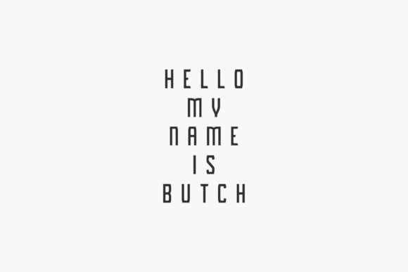 Butch Font - Preview 5