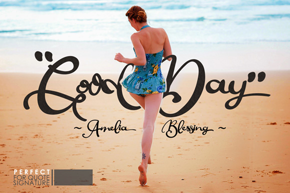 Camelia Berring Script Font - Preview 5