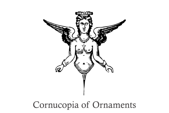 Cornucopia of Ornaments Font PNG with transparent background - Preview 2
