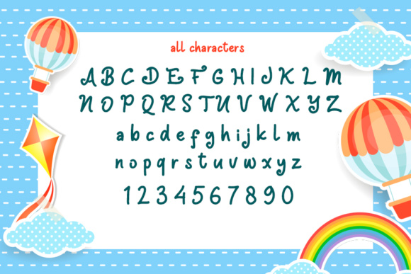 Derbie & Cuttie Font PNG with transparent background - Preview 3