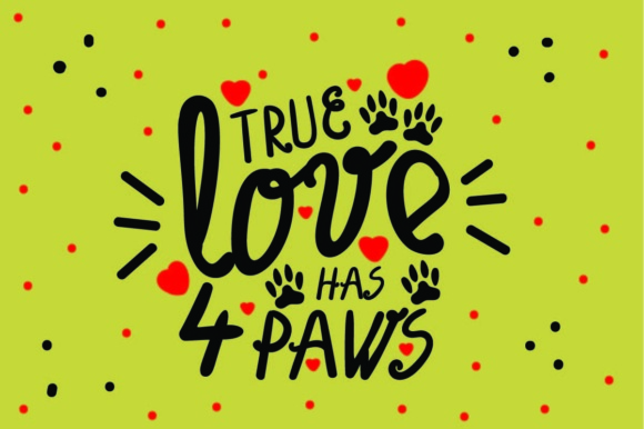 Dog Glitter Font - Preview 1
