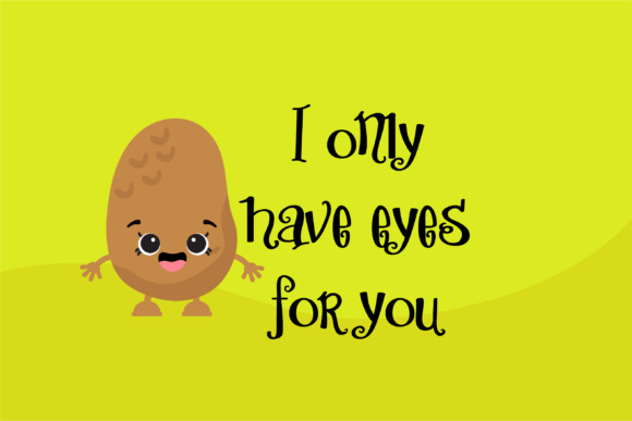 Eat Your Vegetables Font - Preview 4