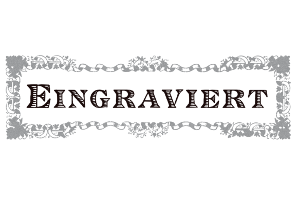 Eingraviert Font - Preview 4