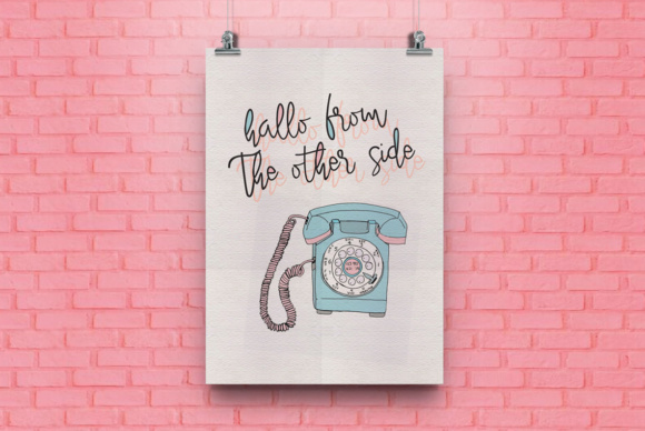 Emelly Font PNG with transparent background - Preview 6