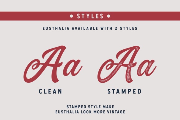 Eusthalia Font - Preview 1