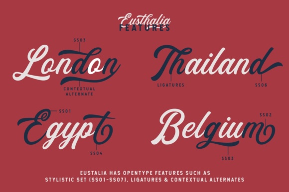 Eusthalia Font - Preview 2