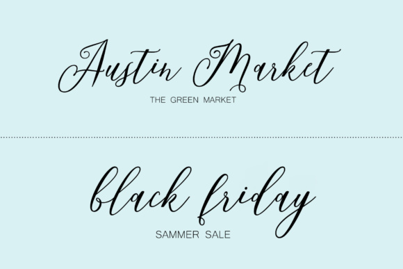 Famouline Script Font - Preview 6