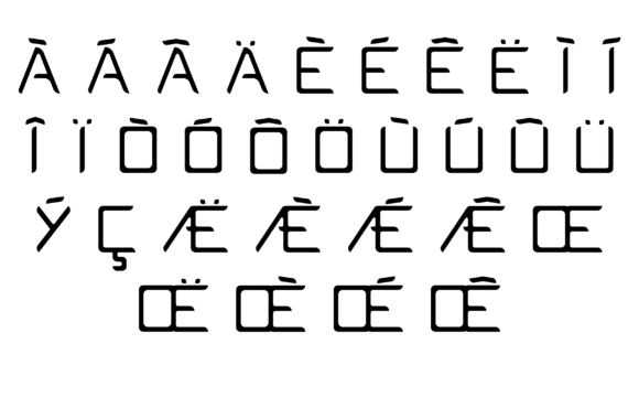 Galactique Font PNG with transparent background - Preview 2