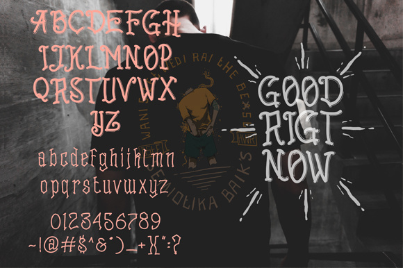 Goodright Font - Preview 1