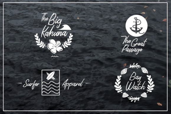 Harmonic Script Font PNG with transparent background - Preview 1