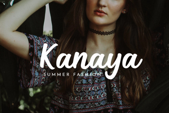 Havania Script Font PNG with transparent background - Preview 2