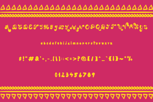 Hippie Summer Font PNG with transparent background - Preview 2