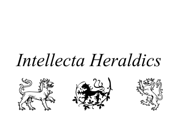 Intellecta Heraldics Font PNG with transparent background - Preview 4