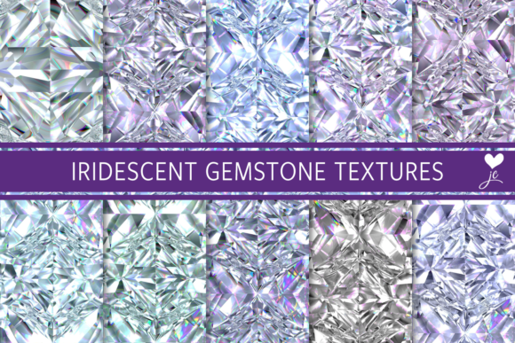 Iridescent Gemstone Textures