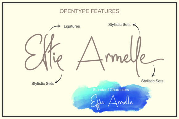 Janesville Script Font PNG with transparent background - Preview 4