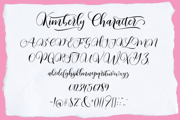 Kimberly Script Font - Preview 5