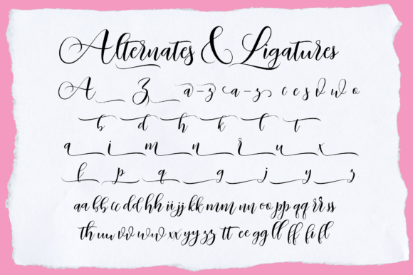 Kimberly Script Font - Preview 6