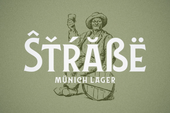 Lansdowne Font font preview - 5