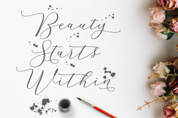 Melinda Script Font PNG with transparent background - Preview 3