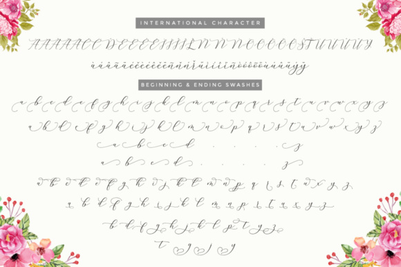 Melinda Script Font PNG with transparent background - Preview 6