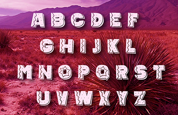 Mexican Tequila Font PNG with transparent background - Preview 2