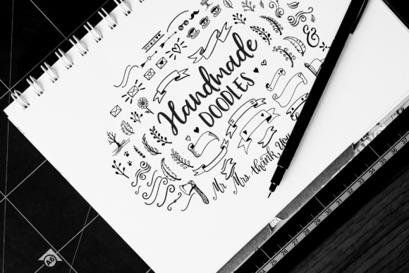 Monstterday Script Font PNG with transparent background - Preview 3