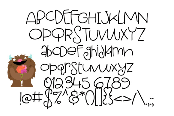 Oogety Hand Font PNG with transparent background - Preview 1