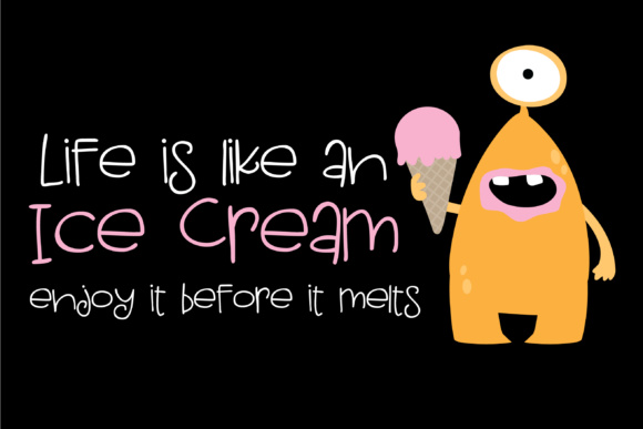 Oogety Hand Font PNG with transparent background - Preview 3