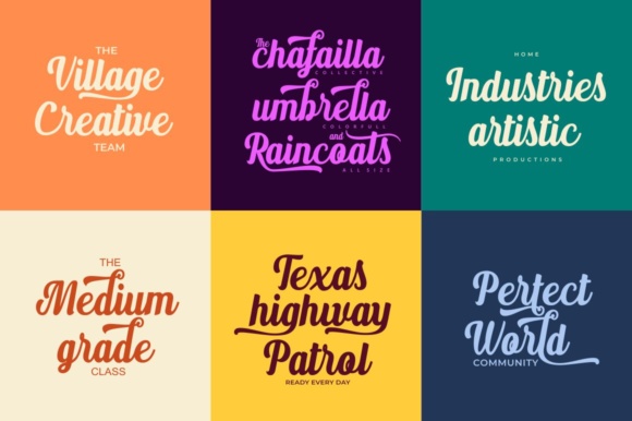 Querthy Script Font font preview - 3