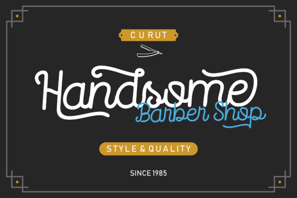 Routerline Font PNG with transparent background - Preview 1
