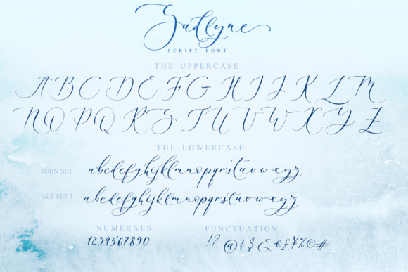 Sadlyne Font font preview - 1