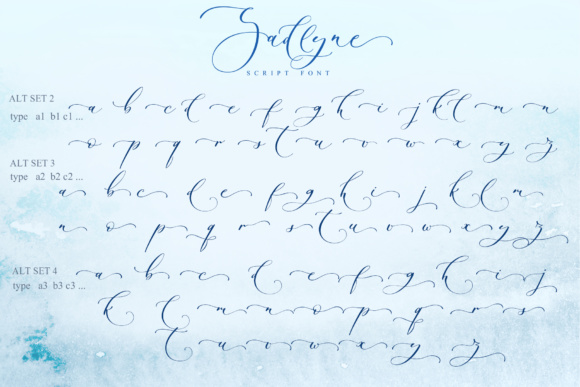 Sadlyne Font font preview - 2