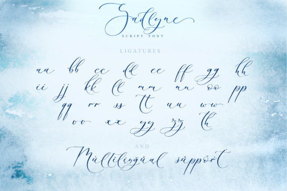 Sadlyne Font font preview - 3