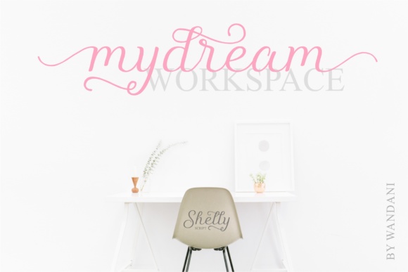 Shelly Script Font PNG with transparent background - Preview 2