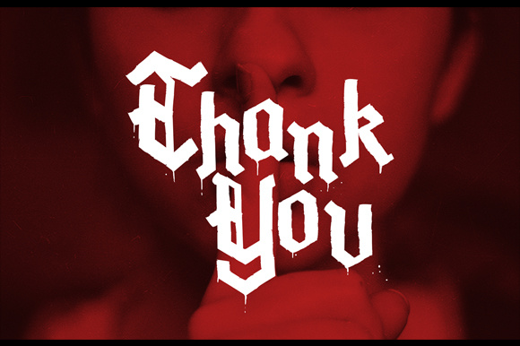 SilentBob Font PNG with transparent background - Preview 3