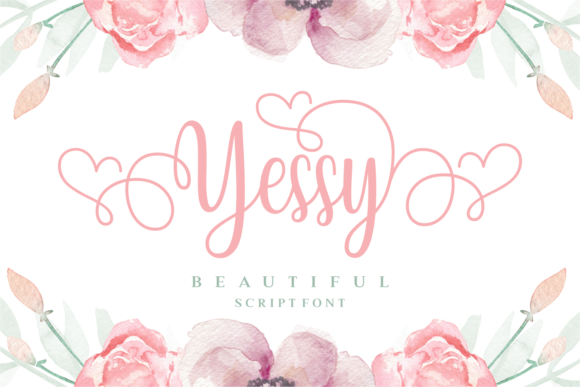 Yessy Script & Handwritten Font By Situjuh