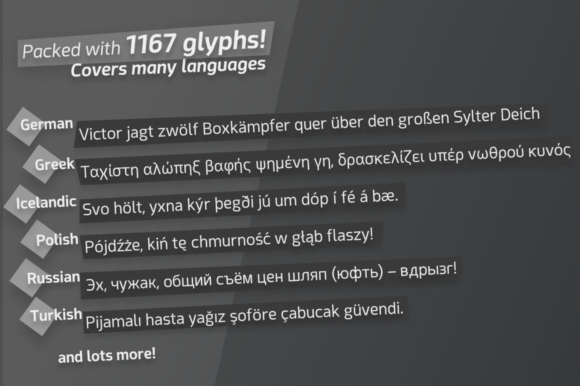 Acephimere Font - Preview 1